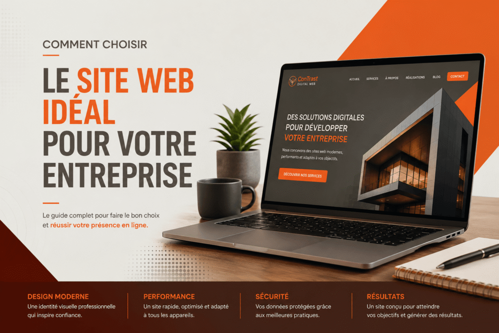 comment choisir le site web idéal pour votre entreprise en 2026 contrast digital web