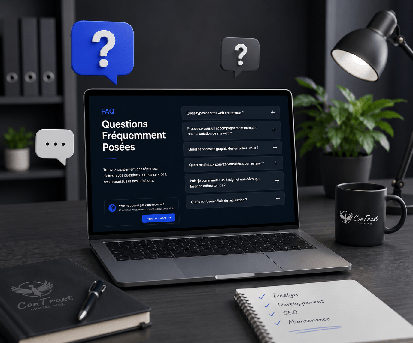faq contrast digital web