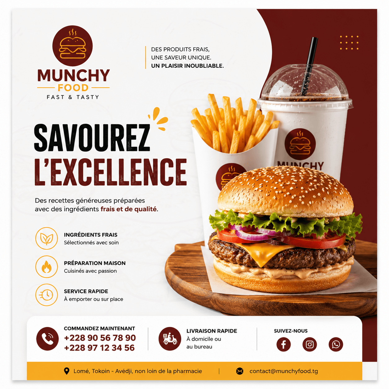 Graphic Design fast food design contrast digital web (1)