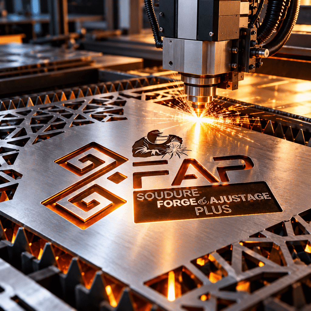 découpe laser du logo fap (1)